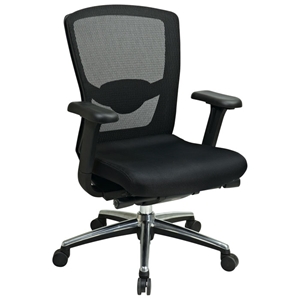 Pro-Line II ProGrid High Back Office Chair with Two-Toned Base 