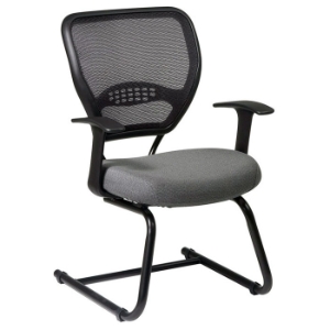 Space Seating 55 Series Professional Visitor's Chair with Sled Base 