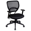 Space Seating 55 Series Professional Black Manager's Chair - OSP-5500