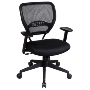 Space Seating 55 Series Professional Black Manager's Chair 