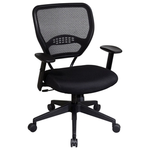 Space Seating 55 Series Professional Black Managers Chair 
