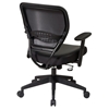 Space Seating 55 Series Black Vinyl Office Chair - OSP-5500V