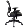 Space Seating 55 Series Black Vinyl Office Chair - OSP-5500V