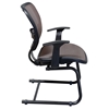 Space Seating 55 Series Deluxe Latte AirGrid Seat and Back Visitor's Chair - OSP-5585