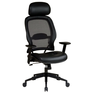 Space Seating 57 Series Professional Leather Office Chair 
