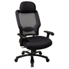 Space Seating 63 Series Professional AirGrid Back and Black Mesh Seat Office Chair - OSP-63-37A773HM