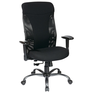 Pro-Line II Ergonomic Mesh High Back Office Chair with Titanium Finished Base 