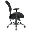 Pro-Line II Ergonomic Black Mesh Back and Fabric Seat Office Chair - OSP-7161