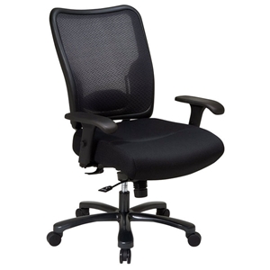 Space Seating 75 Series Double AirGrid Back and Mesh Seat Ergonomic Chair 