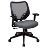 Space Seating 81 Series Charcoal VeraFlex Seat and AirGrid Back Manager's Chair - OSP-81-V47N18P