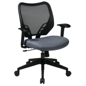 Space Seating 81 Series Blue Mist VeraFlex Seat and AirGrid Back Manager's Chair 