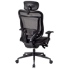 Space Seating 818 Series Executive Leather Seat and Headrest Office Chair - OSP-818-41G9C18P-HRL818