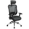 Space Seating 818A Series Executive Leather Seat and Headrest Office Chair - OSP-818A-41P9C1A8-HRL818