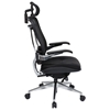 Space Seating 818A Series Executive Office Chair with Mesh Back and Headrest - OSP-818A-41P9C1C3-HRX818