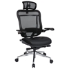 Space Seating 818A Series Executive Office Chair with Mesh Back and Headrest - OSP-818A-41P9C1C3-HRX818
