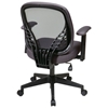Space Seating 819 Series DuraGrid Back and Charcoal Mesh Seat Manager's Chair - OSP-819-23N8WF