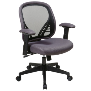Space Seating 819 Series DuraGrid Back and Charcoal Mesh Seat Manager's Chair 