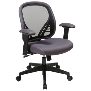 Space Seating 819 Series DuraGrid Back and Charcoal Mesh Seat Managers Chair 