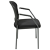 Pro-Line II Titanium Finished Frame Stacking Visitor's Chair with Nylon Arms - OSP-82710