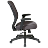 Space Seating 829 Series Charcoal Mesh Seat and Back Office Chair - OSP-829-1N2U