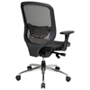 Space Seating 829 Series Breathable Mesh Back and Seat Office Chair with Chrome Base - OSP-829-22P5C1C4