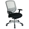 Space Seating 829 Series White DuraFlex with Black Mesh Seat Office Chair - OSP-829-3R1C628P