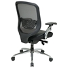 Space Seating 829 Series Breathable Mesh Back with Leather Seat Office Chair - OSP-829-52P5C1C8