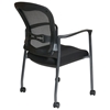 Pro-Line II ProGrid Mesh Back Stacking Visitor's Chair with Casters - OSP-84540