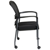 Pro-Line II ProGrid Mesh Back Stacking Visitor's Chair with Casters - OSP-84540
