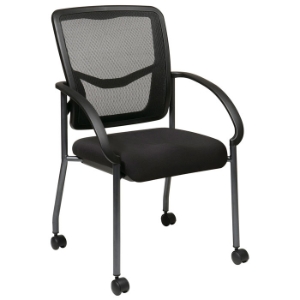Pro-Line II ProGrid Back Rolling Visitor's Chair 