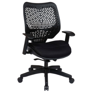 Space Seating 86 REVV Series Raven Manager's Chair with 360 Degree Swivel 