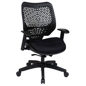Space Seating 86 REVV Series Raven Managers Chair with 360 Degree Swivel 