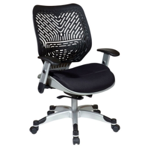 Space Seating 86 REVV Series Unique Raven Black Manager's Chair 