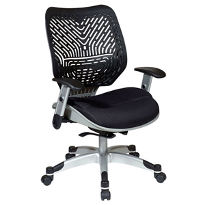Space Seating 86 REVV Series Unique Raven Black Managers Chair 