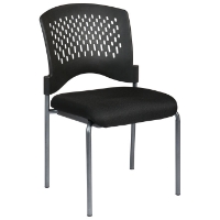 Pro-Line II Ventilated Back Stacking Visitor's Chair with Tube Legs