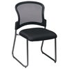 Pro-Line II Stacking Visitor's Chair with Titanium Sled Base - OSP-86725