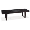 Avenue Six Boulevard Slat Bench Coffee Table in Espresso - OSP-BLV20