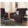 Avenue Six Curves Purple Tufted Loveseat - OSP-CVS523-P57