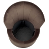 Avenue Six Curves Barrel Chair - Chocolate Velvet - OSP-CVS264-C12