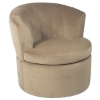Curves Barrel Chair - Coffee Velvet - OSP-CVS264-C27