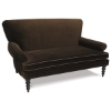 Avenue Six Curves Chocolate with Mocha Piping 68'' Sofa - OSP-CVS5268-C12