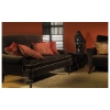 Avenue Six Curves Chocolate with Mocha Piping 68'' Sofa - OSP-CVS5268-C12