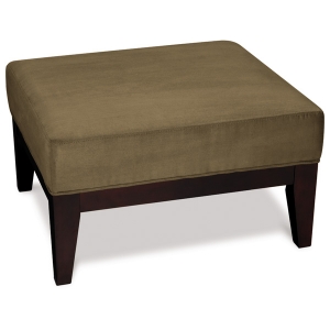 Avenue Six Glen Small Ottoman in Mocha Color 