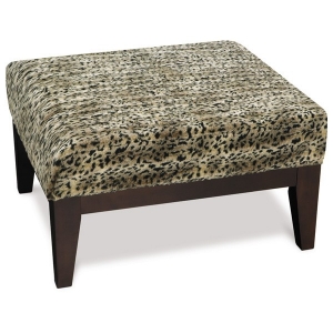 Avenue Six Glen Small Ottoman in Tanzania Fabric 