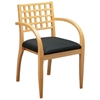 Mendocino Maple Finished Wood Grid Back Guest Chair (Set of 2) - OSP-MEN-982-MPL