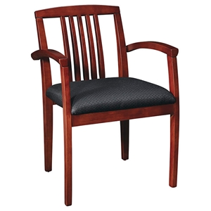 Napa Wood Guest Chair in Cherry Finish (Set of 2) 