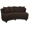 Avenue Six Roundabout Chocolate Oval Lounger - OSP-RAB53-C12
