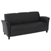 Breeze Contemporary Eco-Leather Sofa with Cherry Finished Feet - OSP-SL2273EC