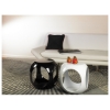 Avenue Six Slick Cube Black Occasional Table - OSP-SLK33