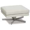 Avenue Six Yield White Ottoman - OSP-YLD905-W32